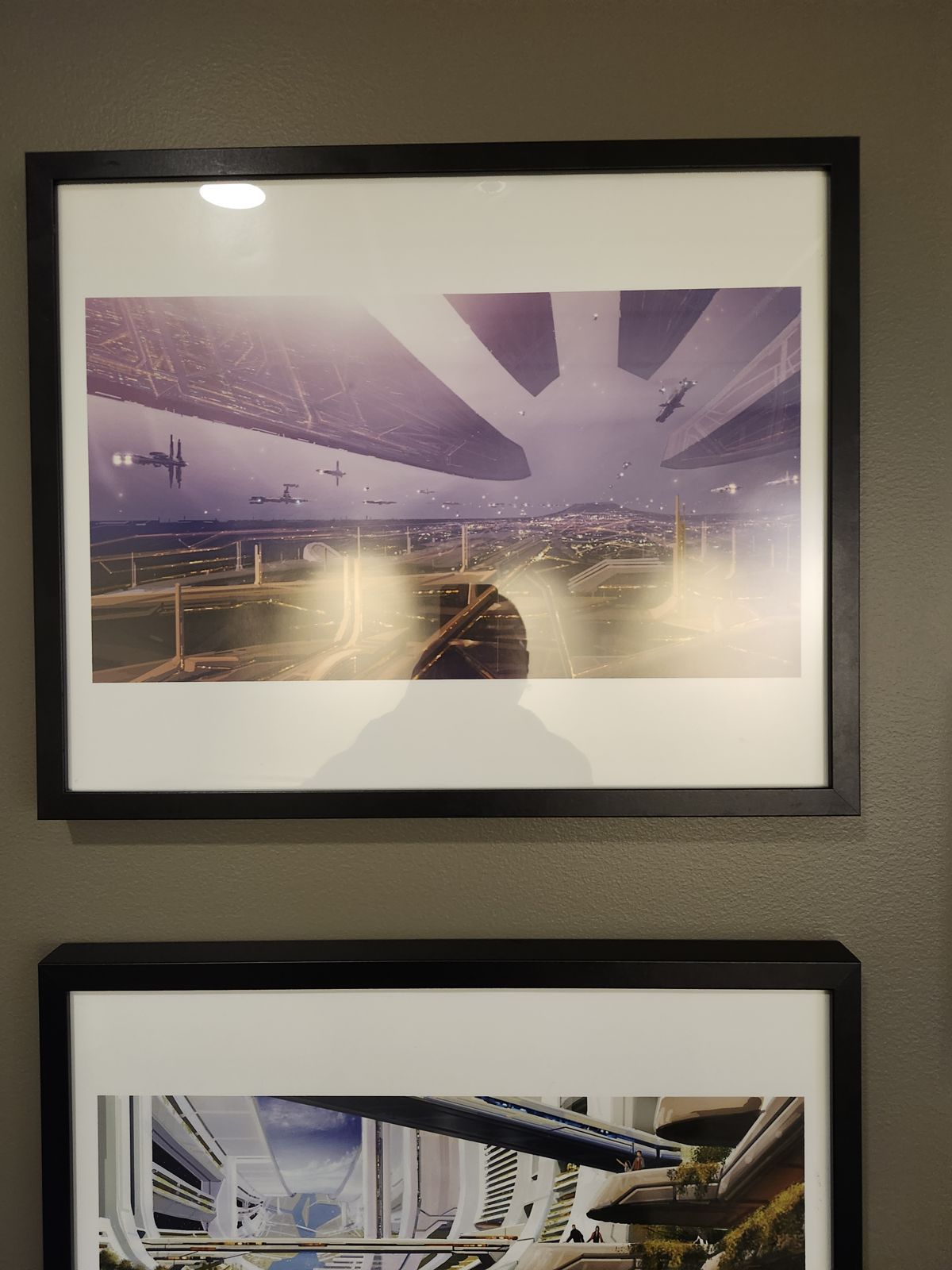 Mass Effect artwork in the Xbox offices, Redmond