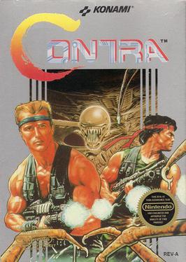 Contra (Arcade, 1987) artwork